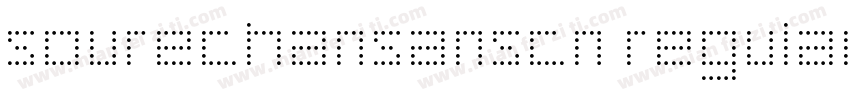 sourechansanscn regular字体转换